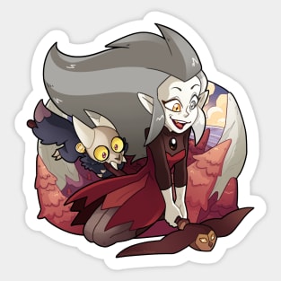eda the owl lady Sticker